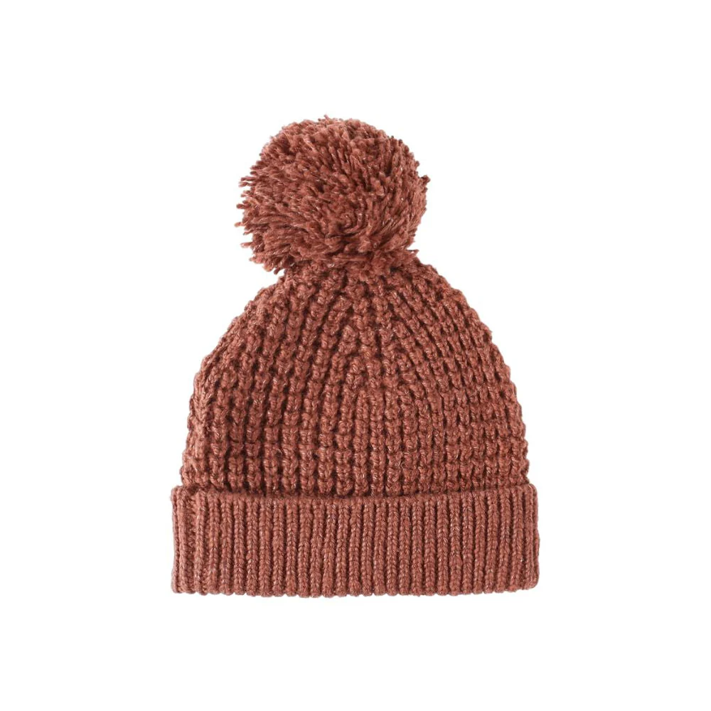 Beanie - Cranberry by Quincy Mae