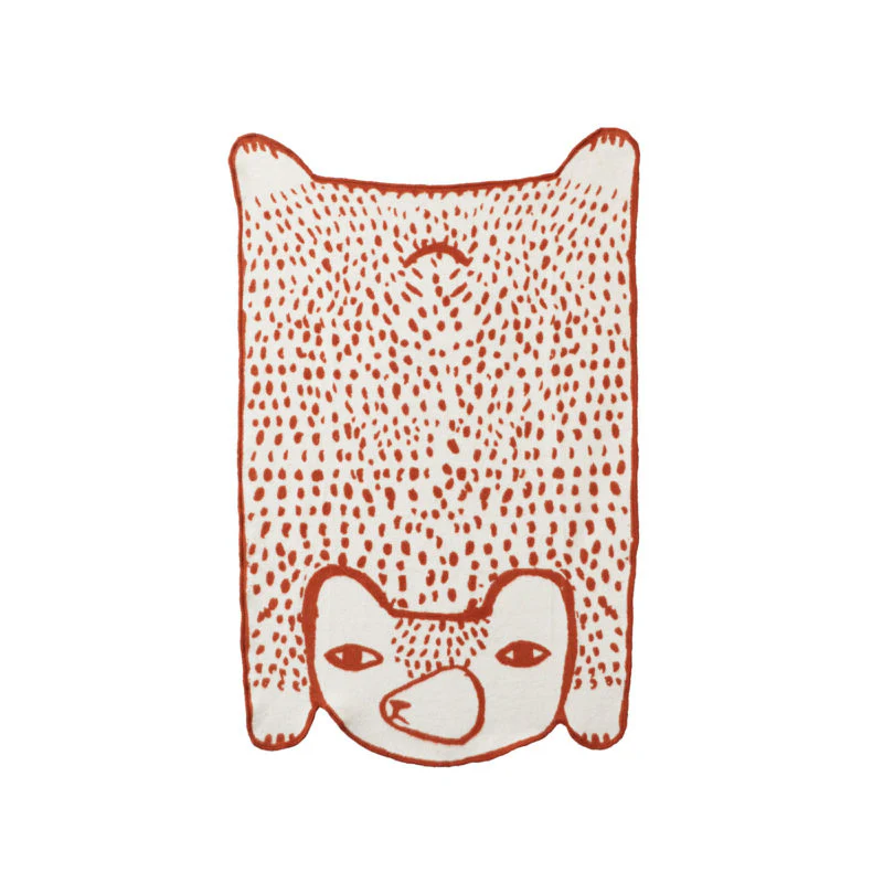 Bear Cotton Mini Blanket by Donna Wilson - Image 2