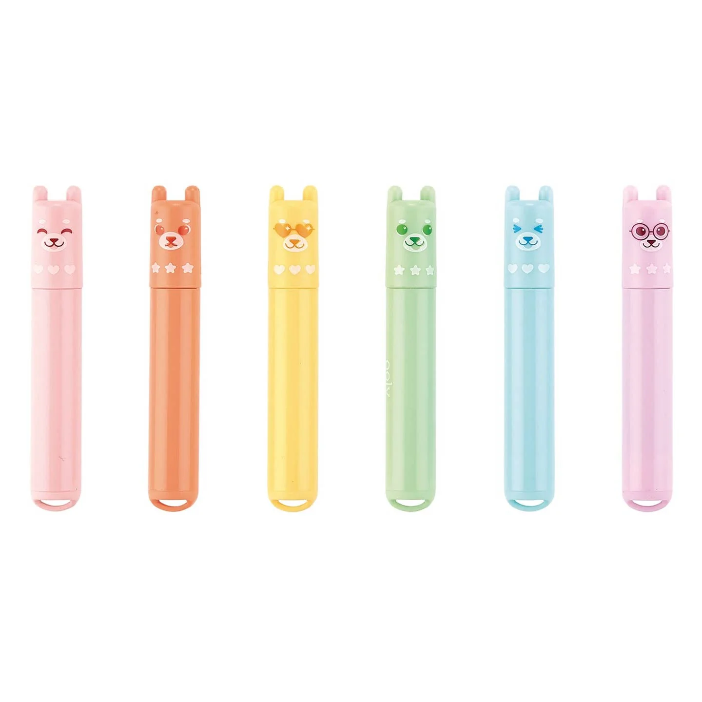 Beary Sweet Mini Scented Neon Highlighters by OOLY - Image 2