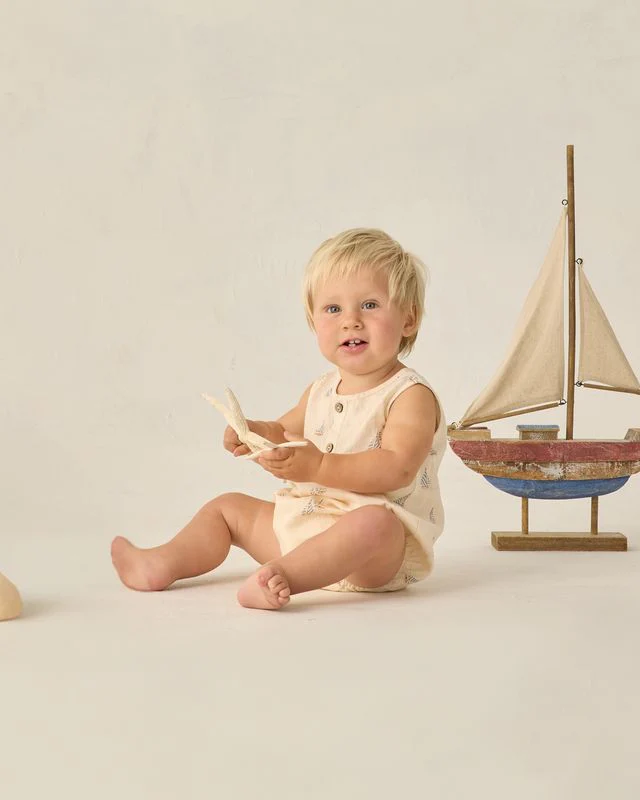 Beau Romper - Sail by Rylee + Cru - Image 2