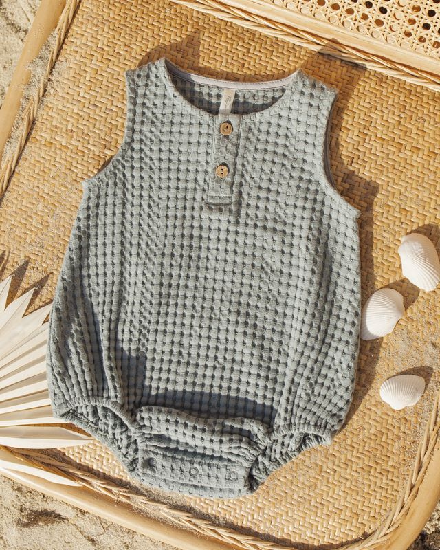 Beau Romper - Sea Green by Rylee + Cru - Image 2