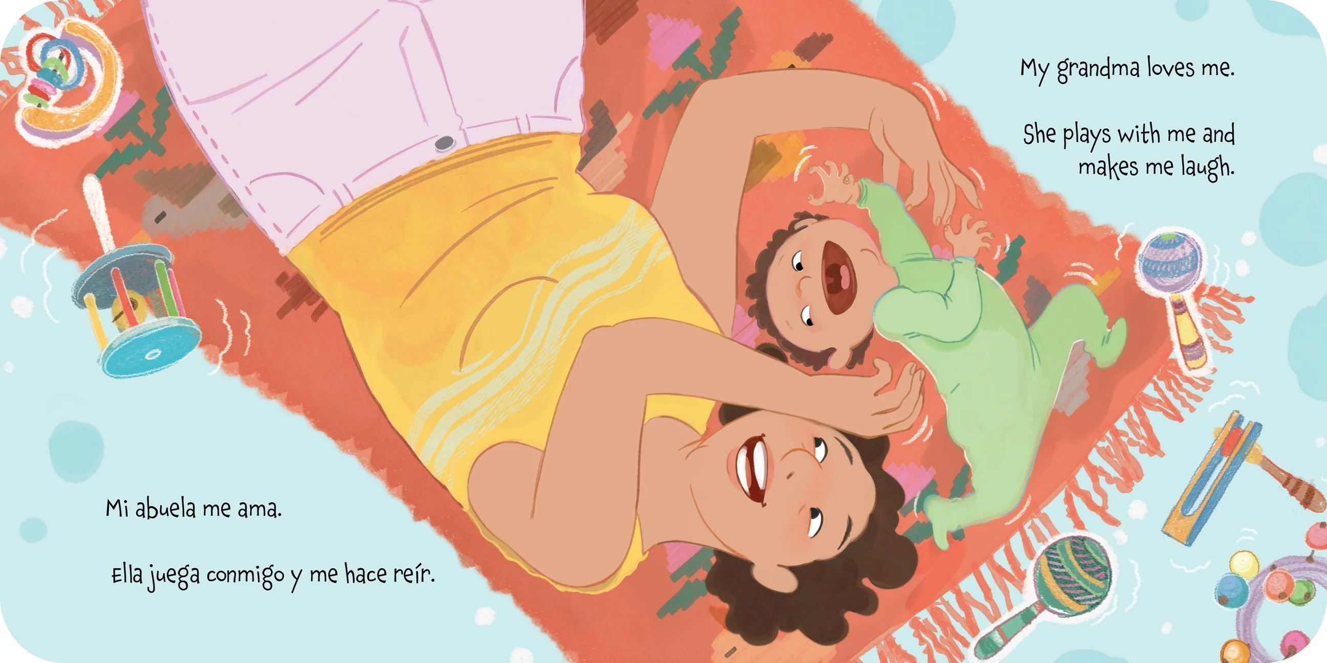 Bebé Ama A Abuelita / Baby Loves Grandma - Board Book - Image 4