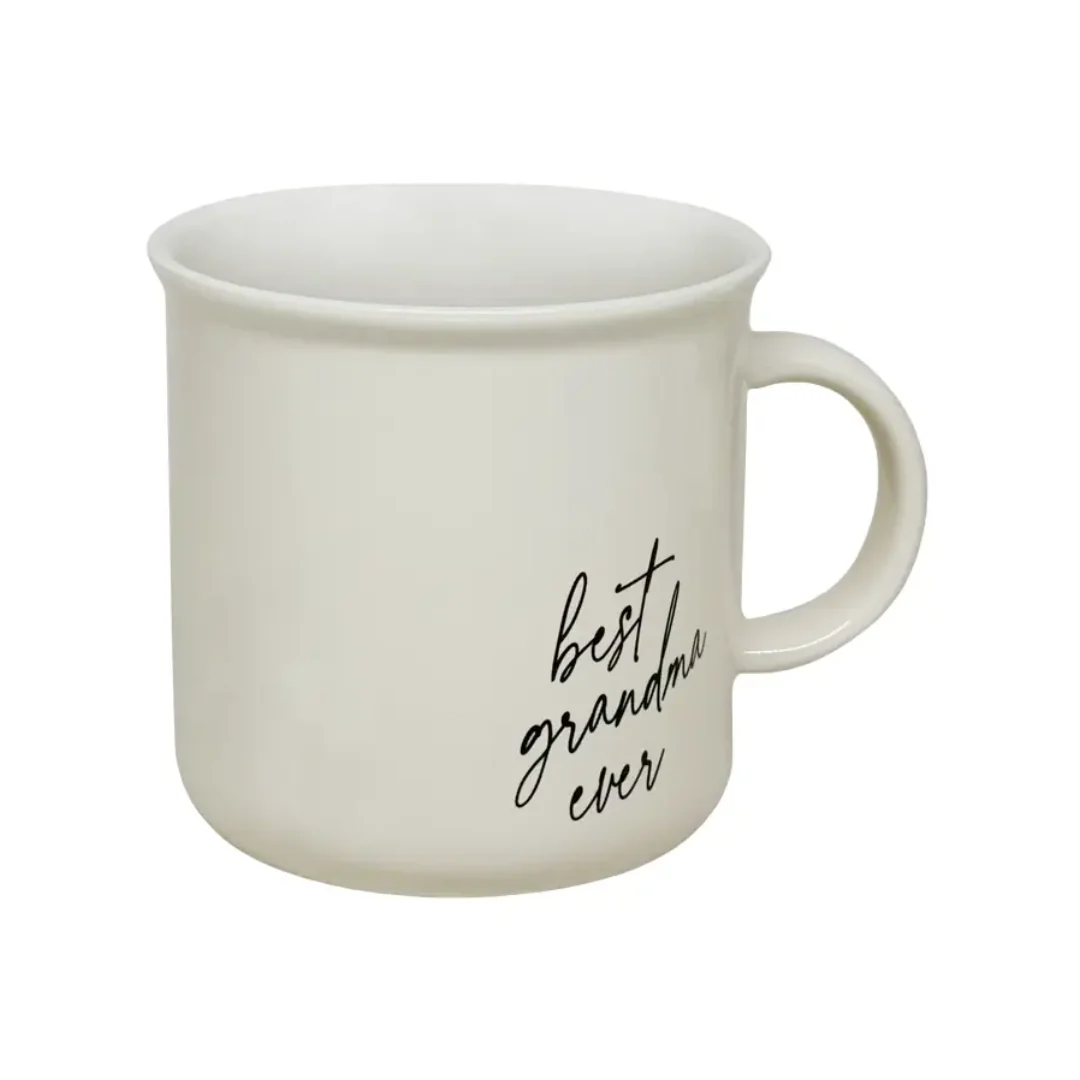 Best Grandma Ever 11oz Campfire Mug - White/Black by Sweet Water Decor