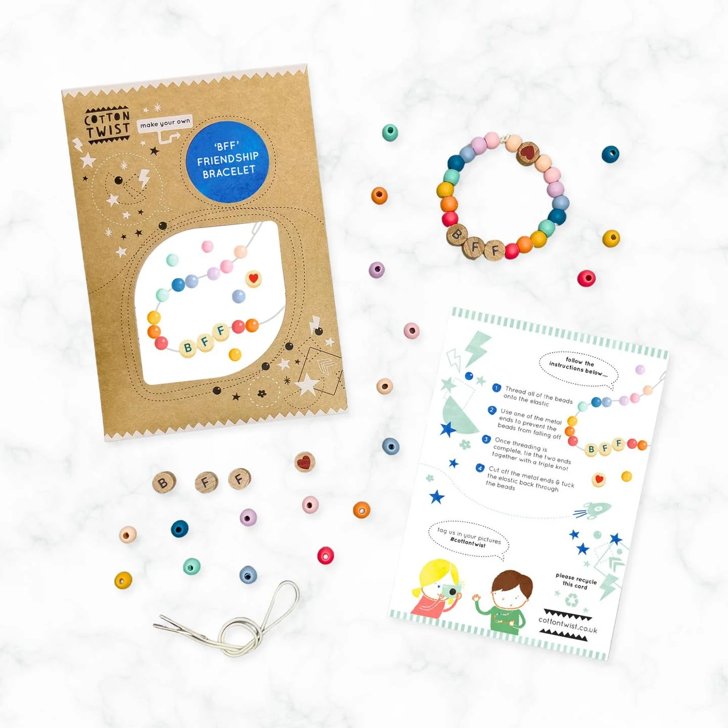 BFF Friendship Bracelet Kit by Cotton Twist - Image 2