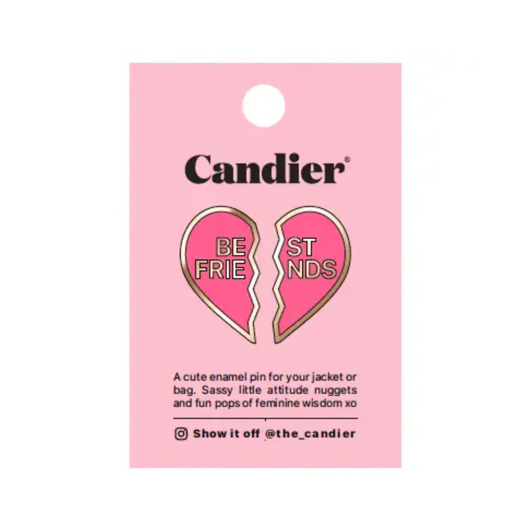 Bff High - Quality Enamel Pin For Bags / Jackets For Women by Candier