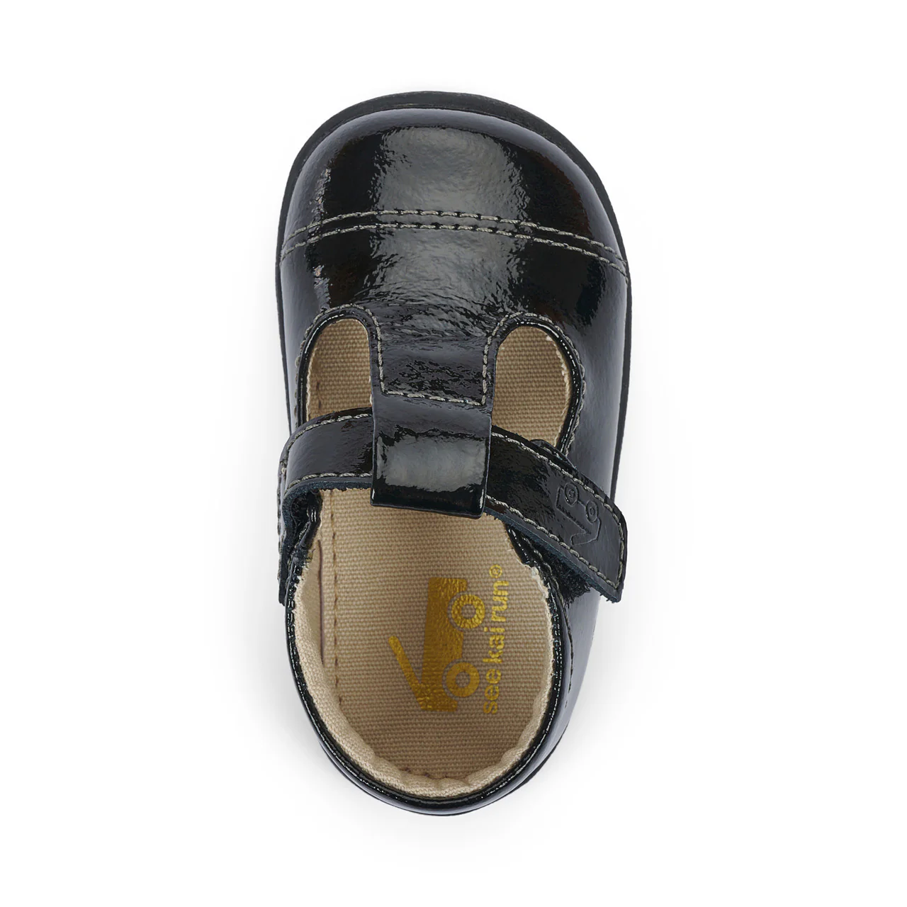 Bianca First Walker  Shoe - Black Patent by See Kai Run - FINAL SALE - Image 3