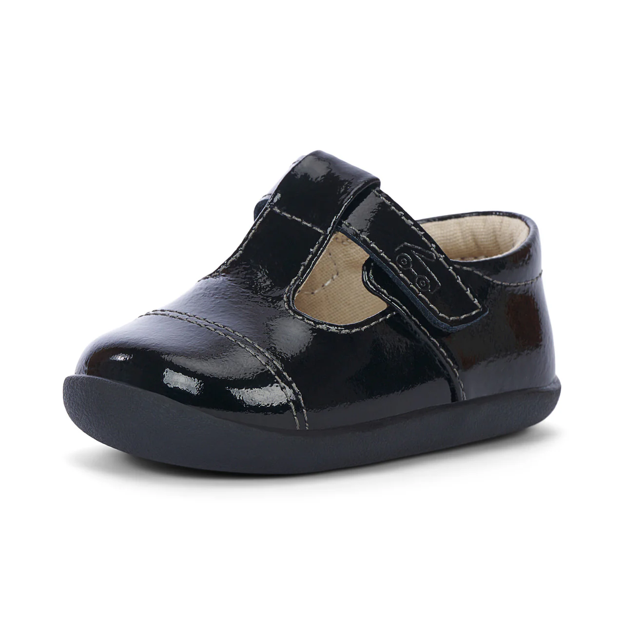 Bianca First Walker  Shoe - Black Patent by See Kai Run - FINAL SALE - Image 5