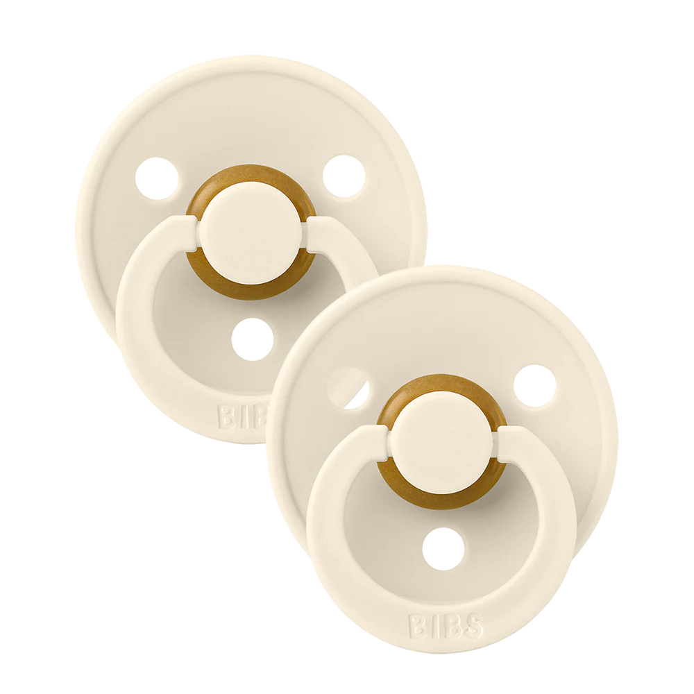 Bibs Original Pacifier 2 Pack - Ivory