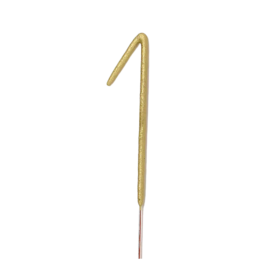 Big 8 Inch Gold Number Sparkler by TOPS Malibu - Image 4