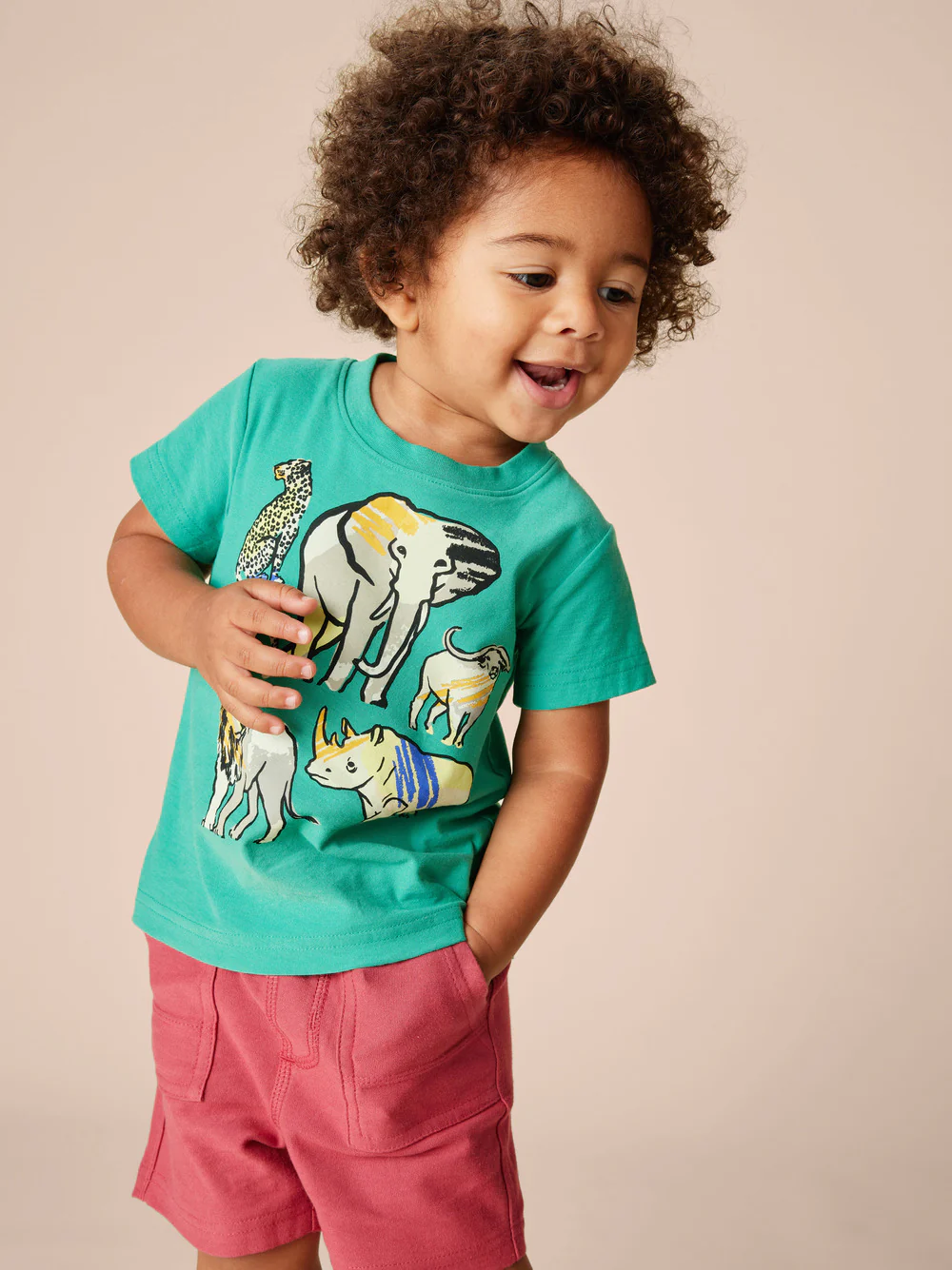 Big Five Graphic Tee - Viridis by Tea Collection FINAL SALE - Image 2