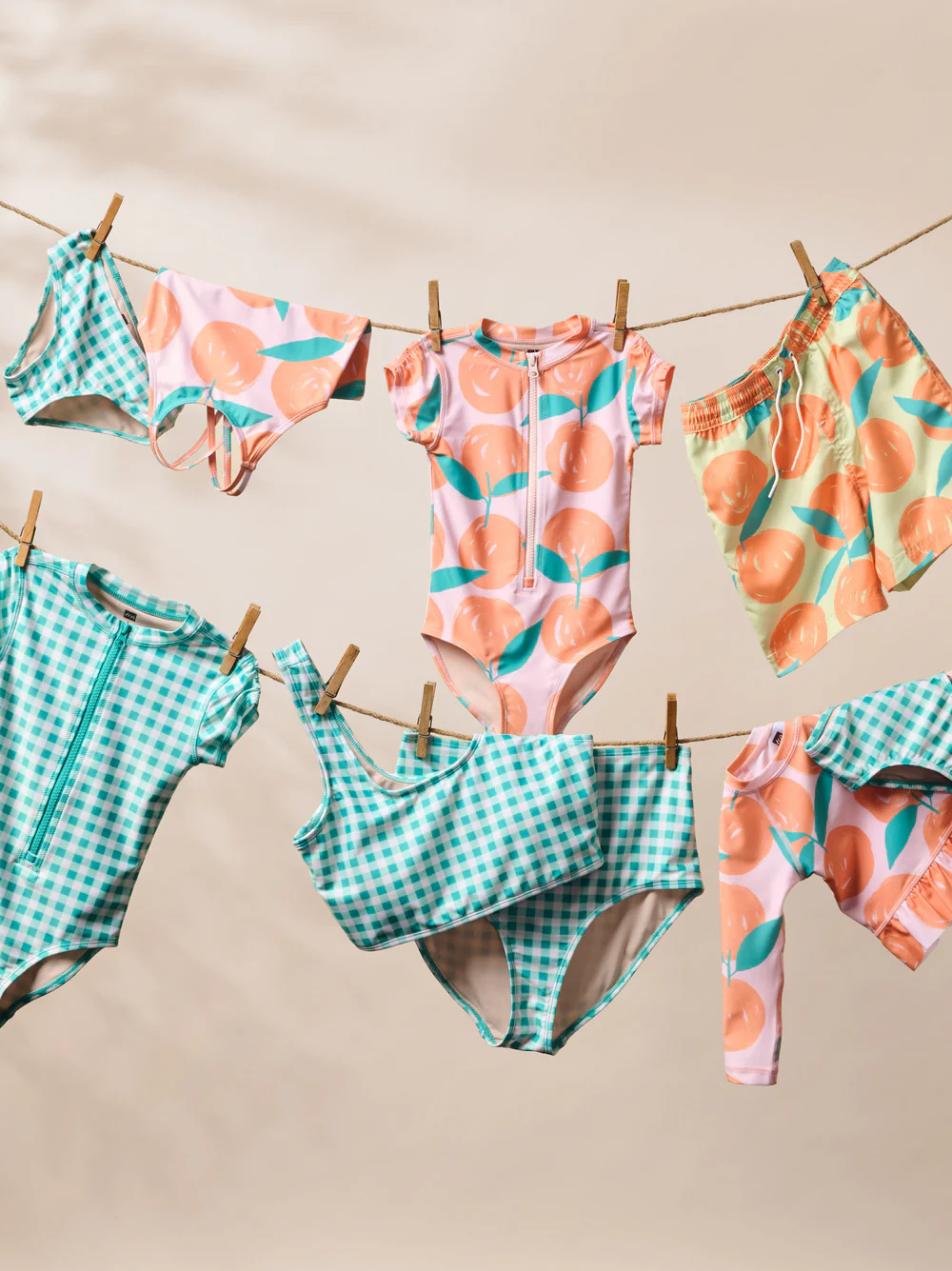 Bikini Bottoms - Garden Party Check by Tea Collection - Image 7