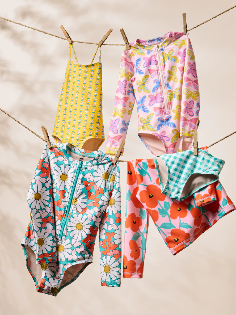 Bikini Bottoms - Garden Party Check by Tea Collection - Image 8