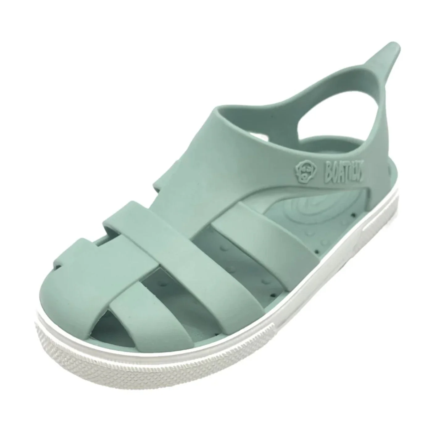 Bioty Sandals - Pastel Green/White by Boatilus