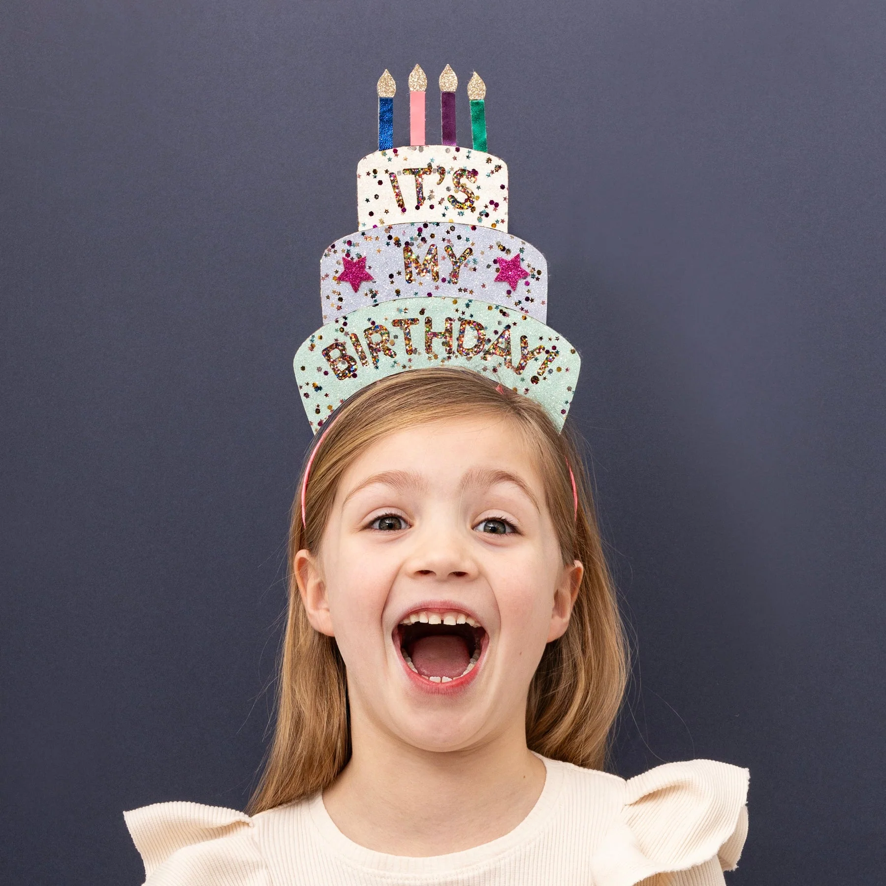 Birthday Cake Headdress by Mimi & Lula - Image 2