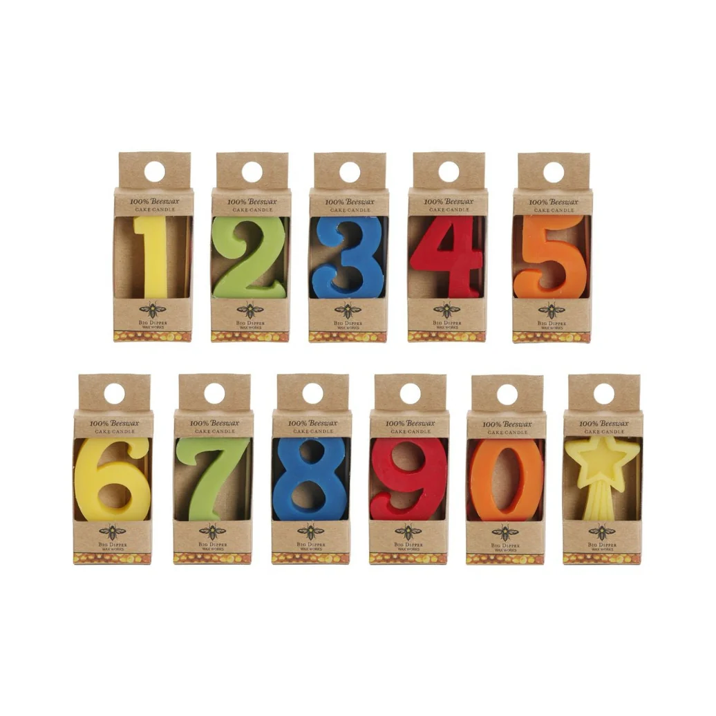 Birthday Number Cake Candle by Big Dipper Wax Works - Image 10