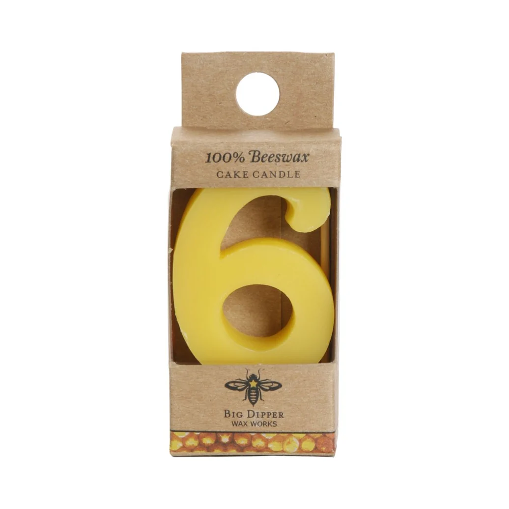 Birthday Number Cake Candle by Big Dipper Wax Works - Image 6