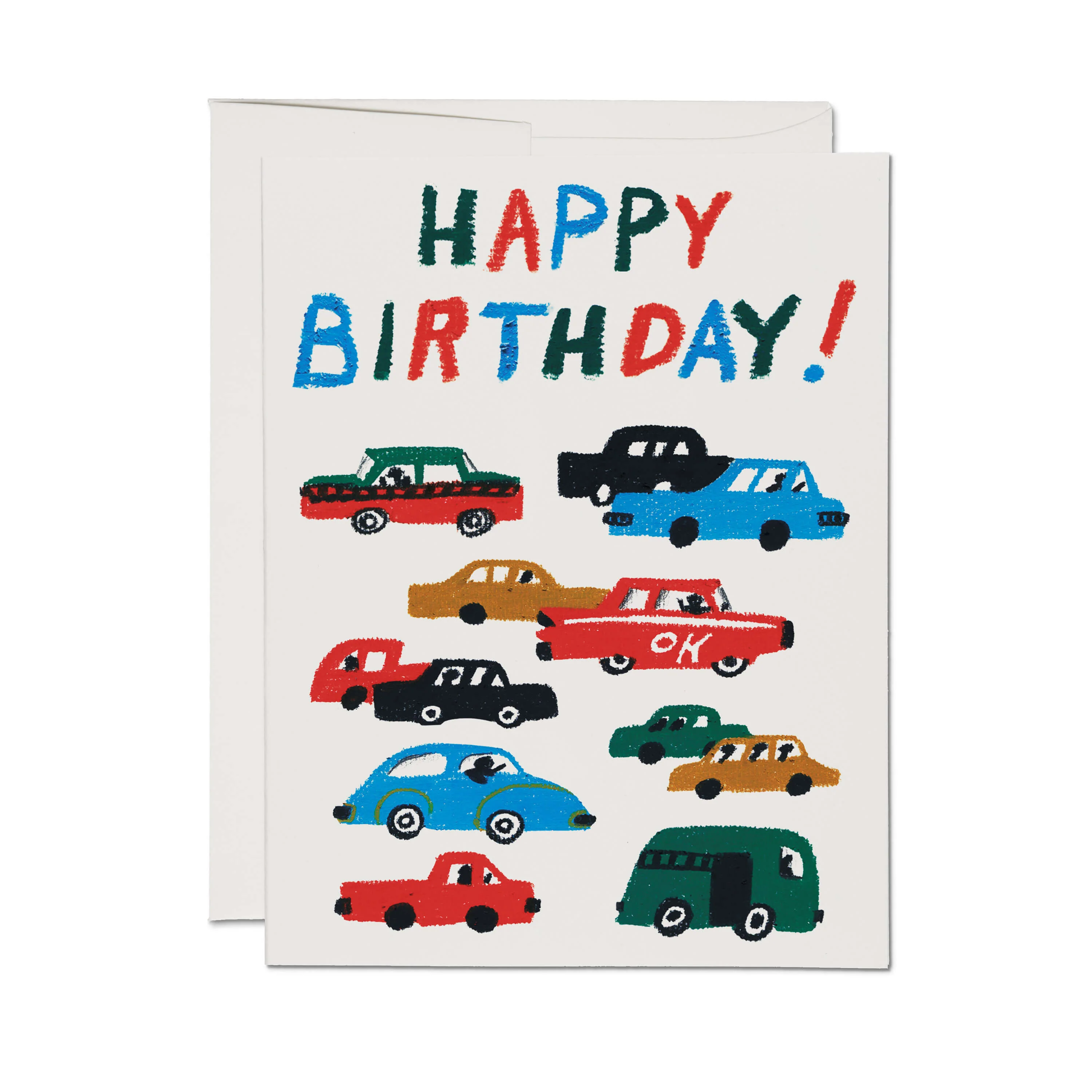 Birthday Traffic Birthday Card by Red Cap Cards