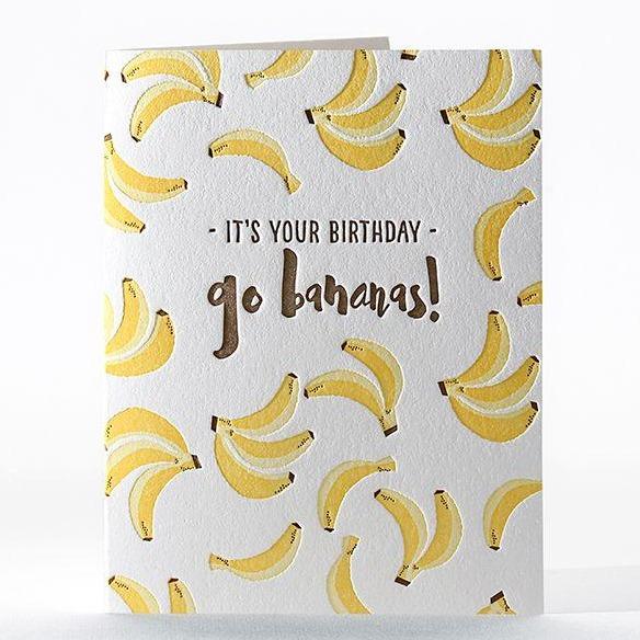 Birthday Bananas Card