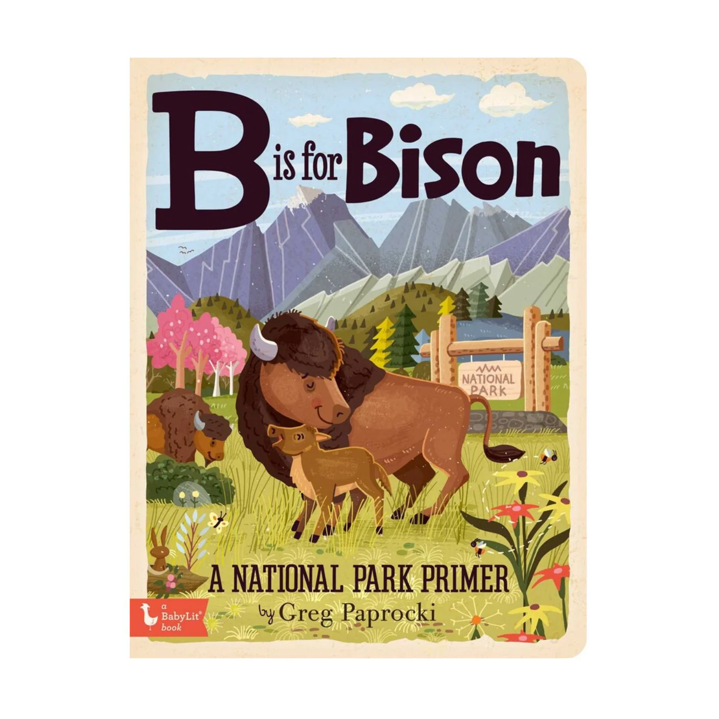 B is for Bison - Board Book