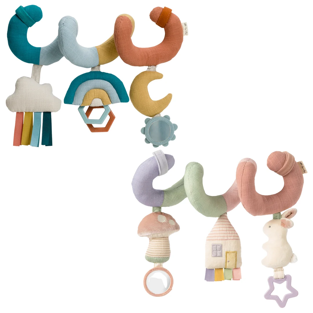 Bitzy Bespoke Itzy Bitzy Spiral Car Seat Activity Toy - Rainbow by Itzy Ritzy - Image 10