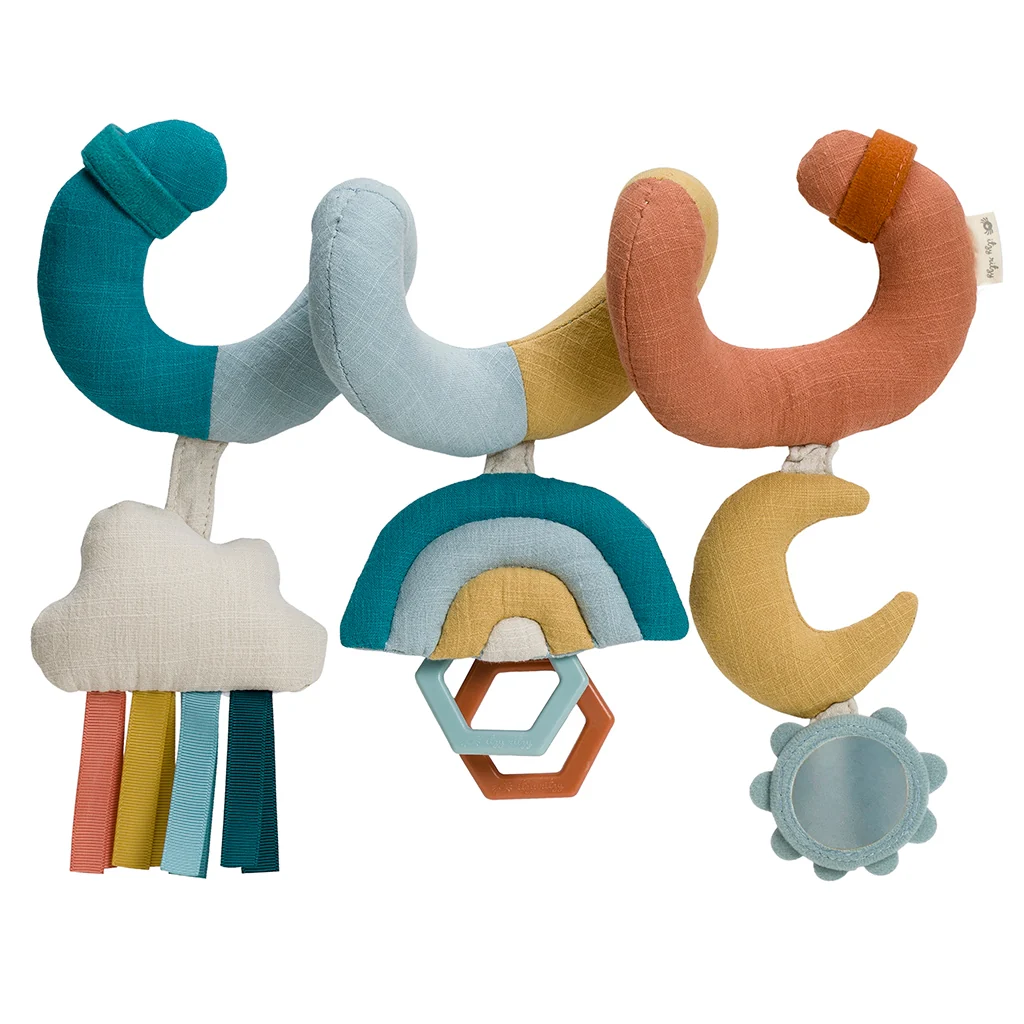 Bitzy Bespoke Itzy Bitzy Spiral Car Seat Activity Toy - Rainbow by Itzy Ritzy - Image 4