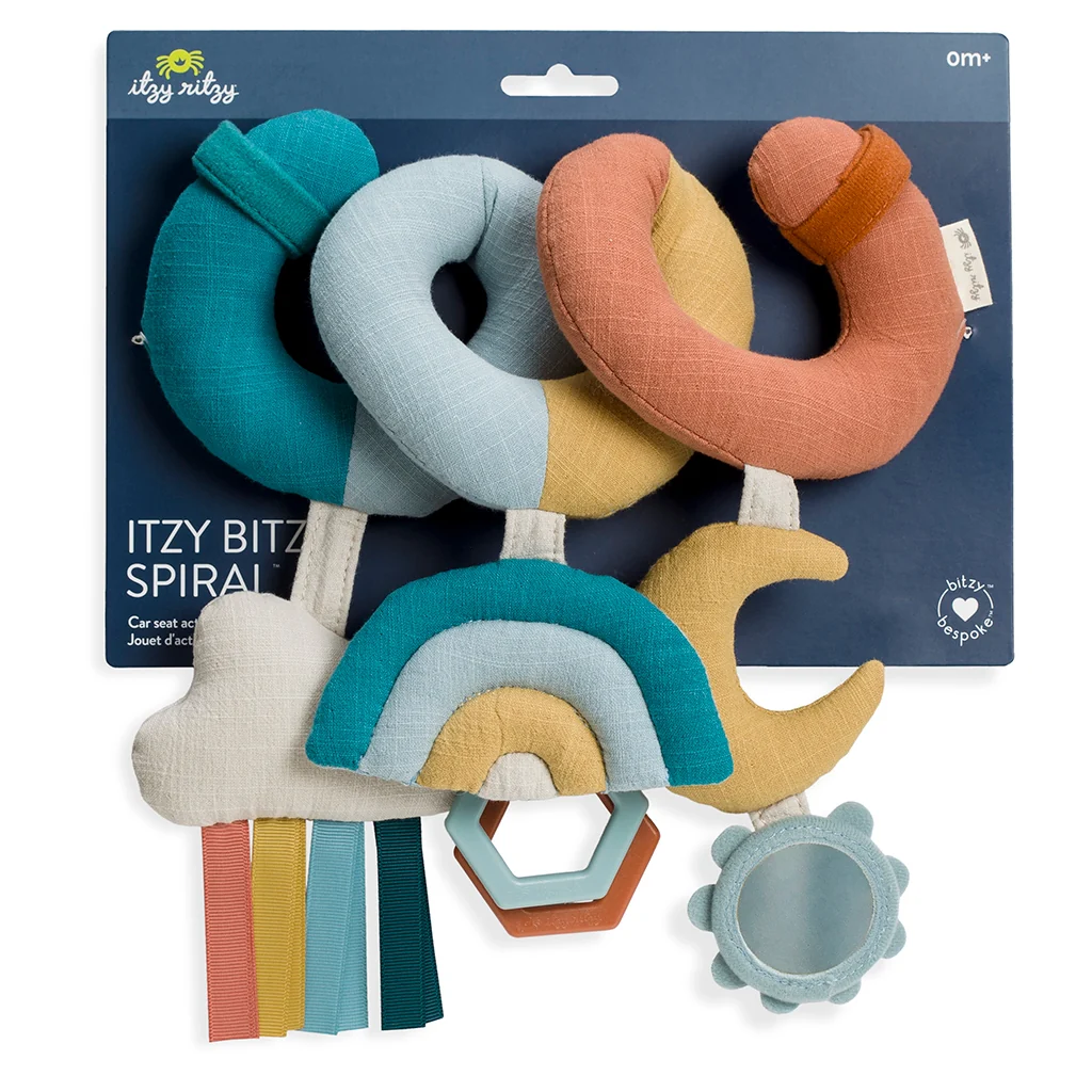 Bitzy Bespoke Itzy Bitzy Spiral Car Seat Activity Toy - Rainbow by Itzy Ritzy - Image 8