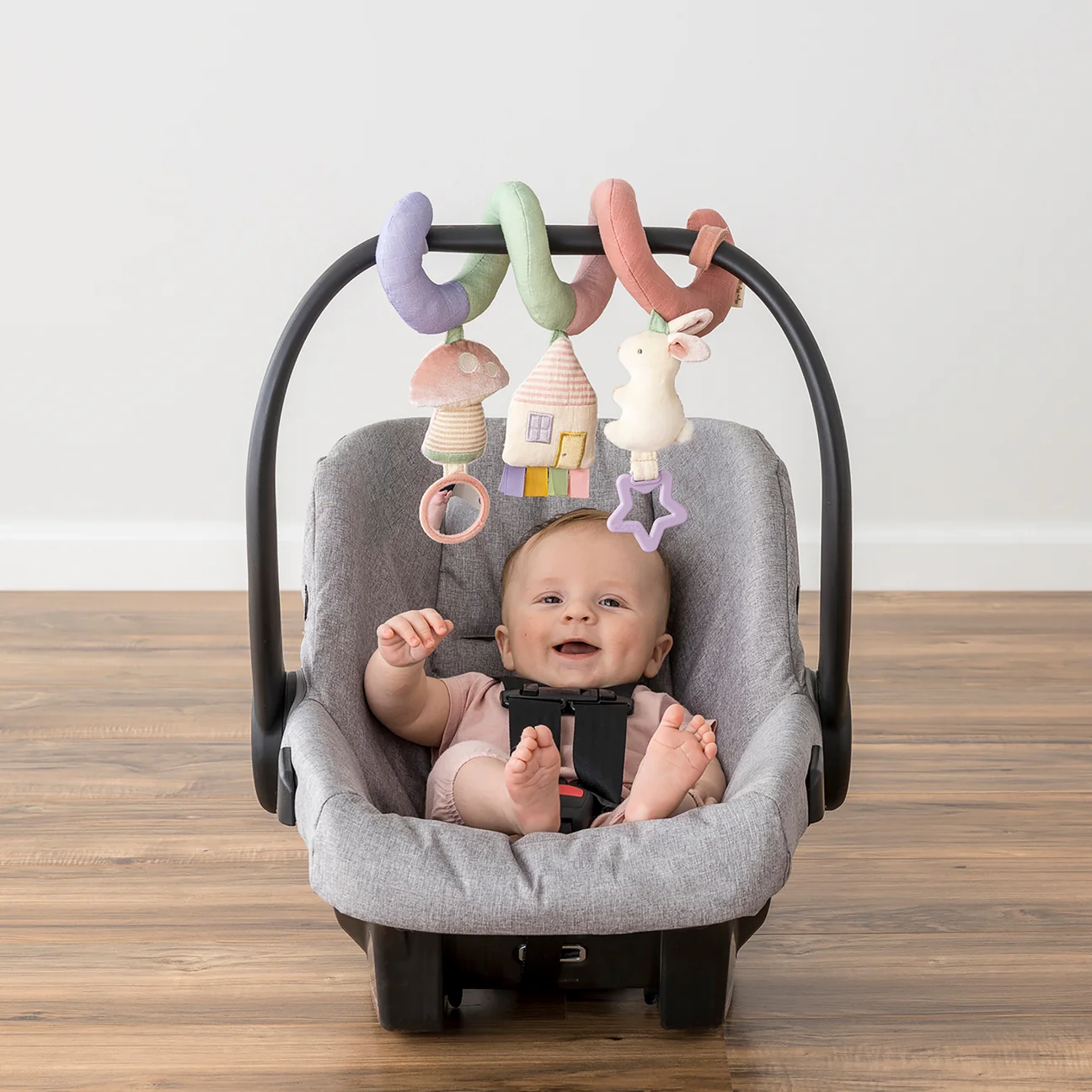 Bitzy Bespoke Itzy Bitzy Spiral Car Seat Activity Toy - Rainbow by Itzy Ritzy - Image 9