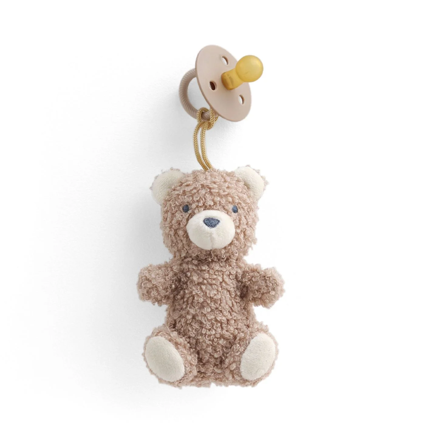 Bitzy Pal Natural Rubber Pacifier & Plush Lovey - Bear by Itzy Ritzy