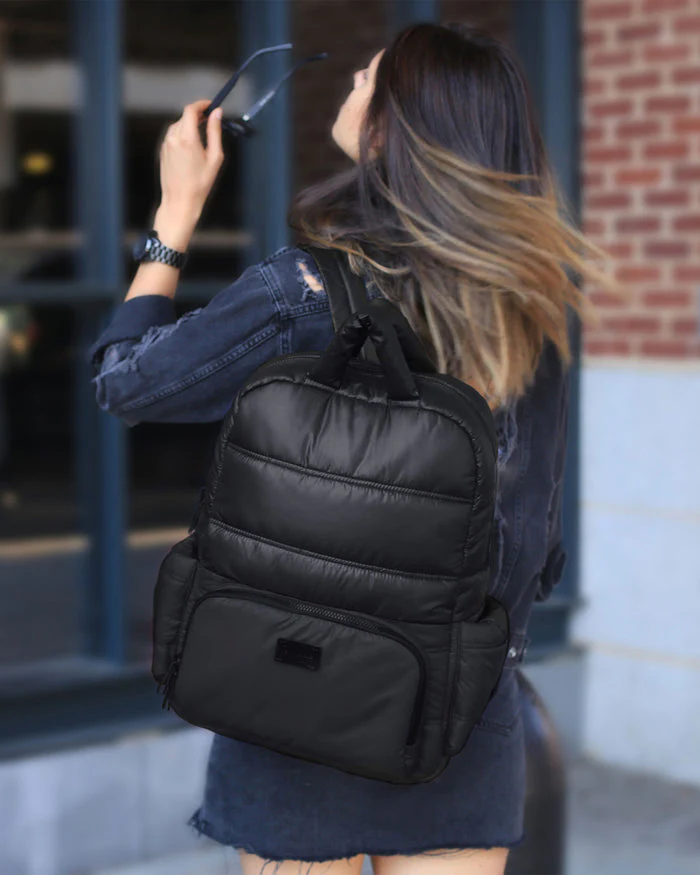 BK718 Diaper Backpack - Black by 7AM Enfant - Image 10