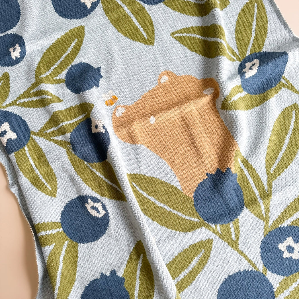 Organic Cotton Blanket - Blueberry by The Blueberry Hill - Image 6