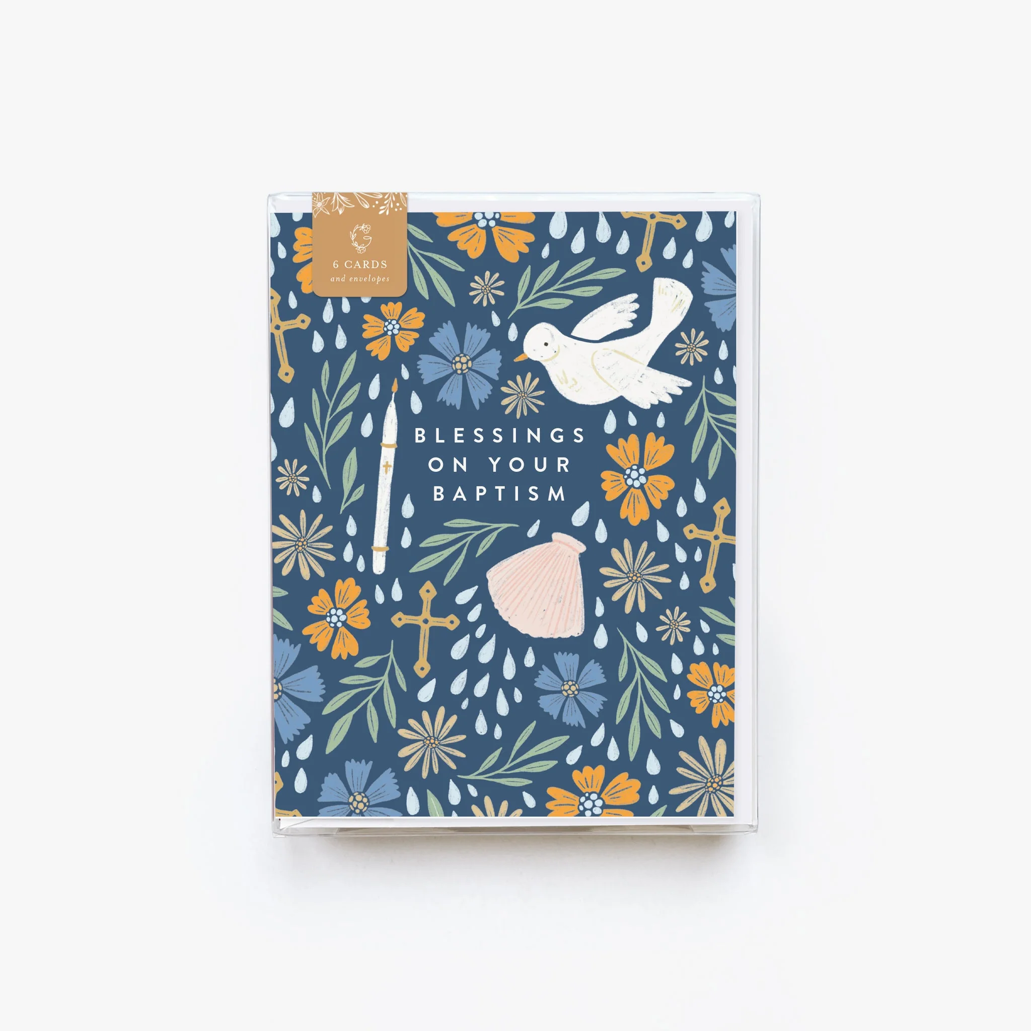 Blessings On Your Baptism Card by Gratia Design Co. - Image 2