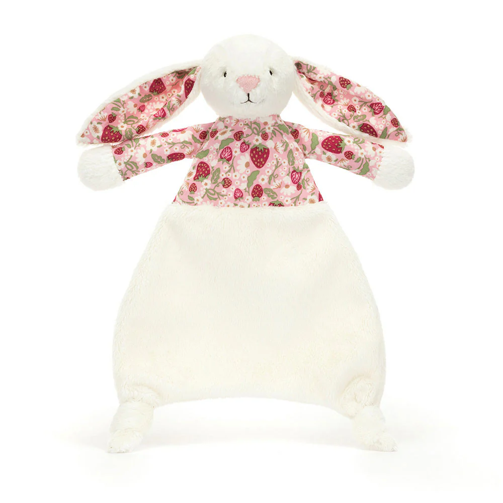 Blossom Cream Bunny 'Berry' Comforter by Jellycat - Image 4