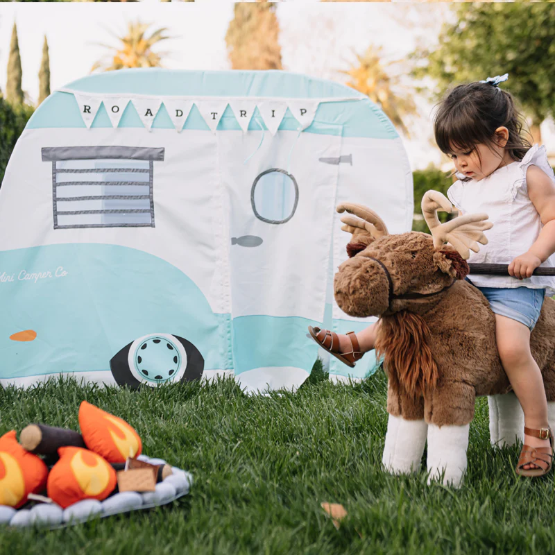Blue Roadtrip Camper Playhome by Wonder & Wise - Image 2