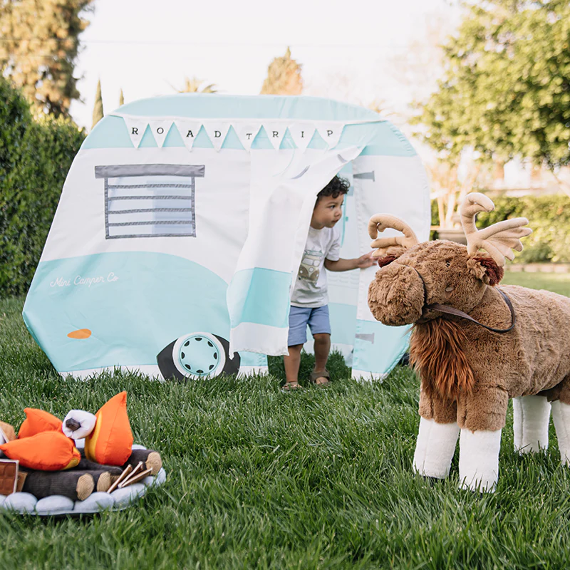 Blue Roadtrip Camper Playhome by Wonder & Wise - Image 4