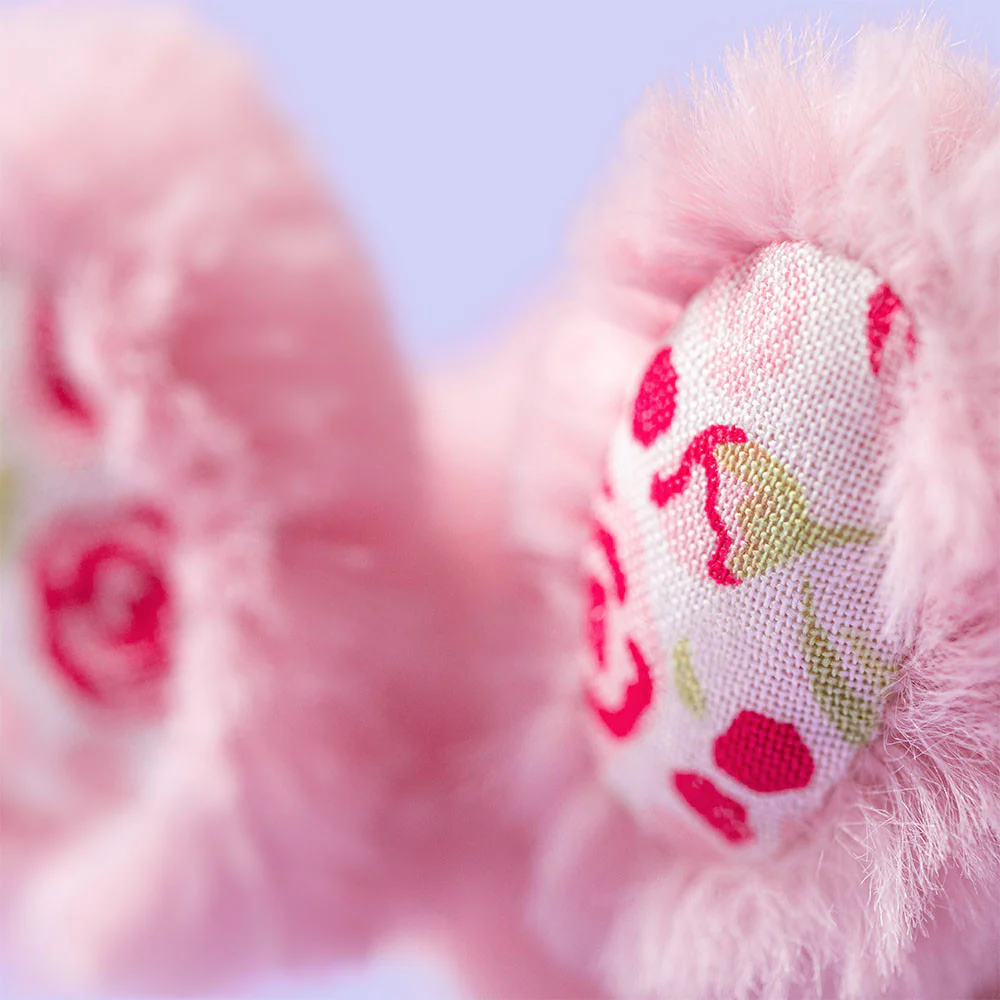 Blushkin Blossom Bunny Bag Charm by Jellycat - Image 2