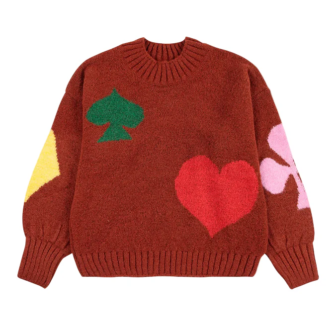 Bobo Joker Jacquard Turtle Neck Jumper by Bobo Choses - FINAL SALE