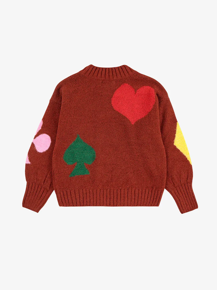 Bobo Joker Jacquard Turtle Neck Jumper by Bobo Choses - FINAL SALE - Image 2