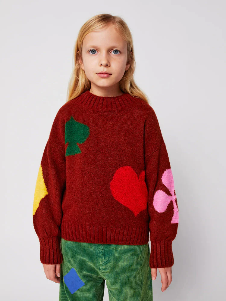 Bobo Joker Jacquard Turtle Neck Jumper by Bobo Choses - FINAL SALE - Image 3