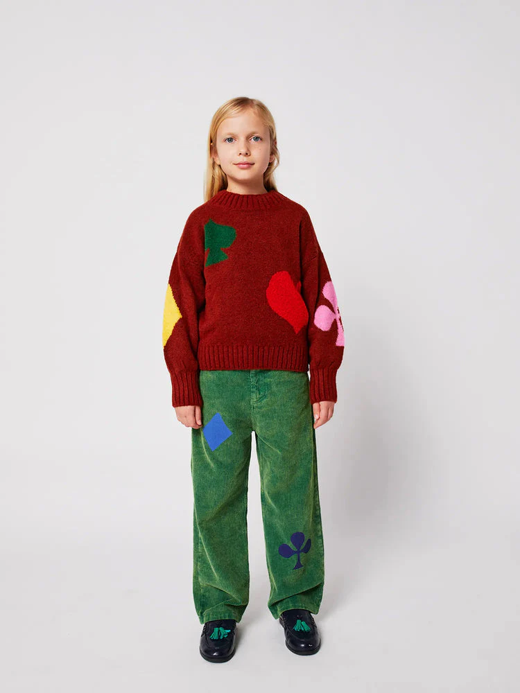 Bobo Joker Jacquard Turtle Neck Jumper by Bobo Choses - FINAL SALE - Image 5