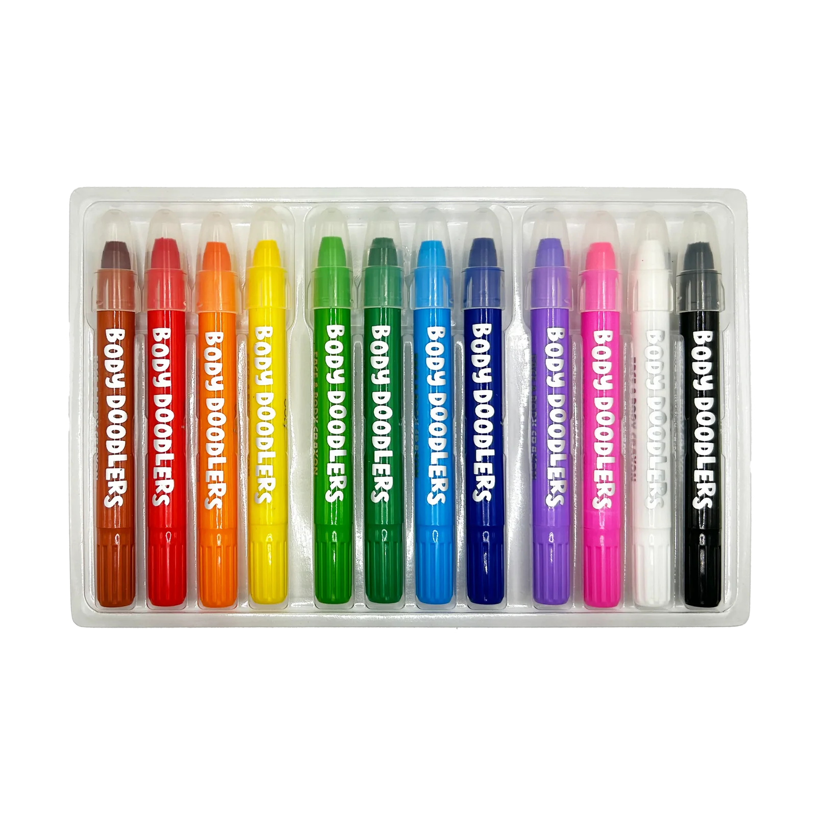 Body Doodlers - Face & Body Crayons - Set of 12 by OOLY - Image 9