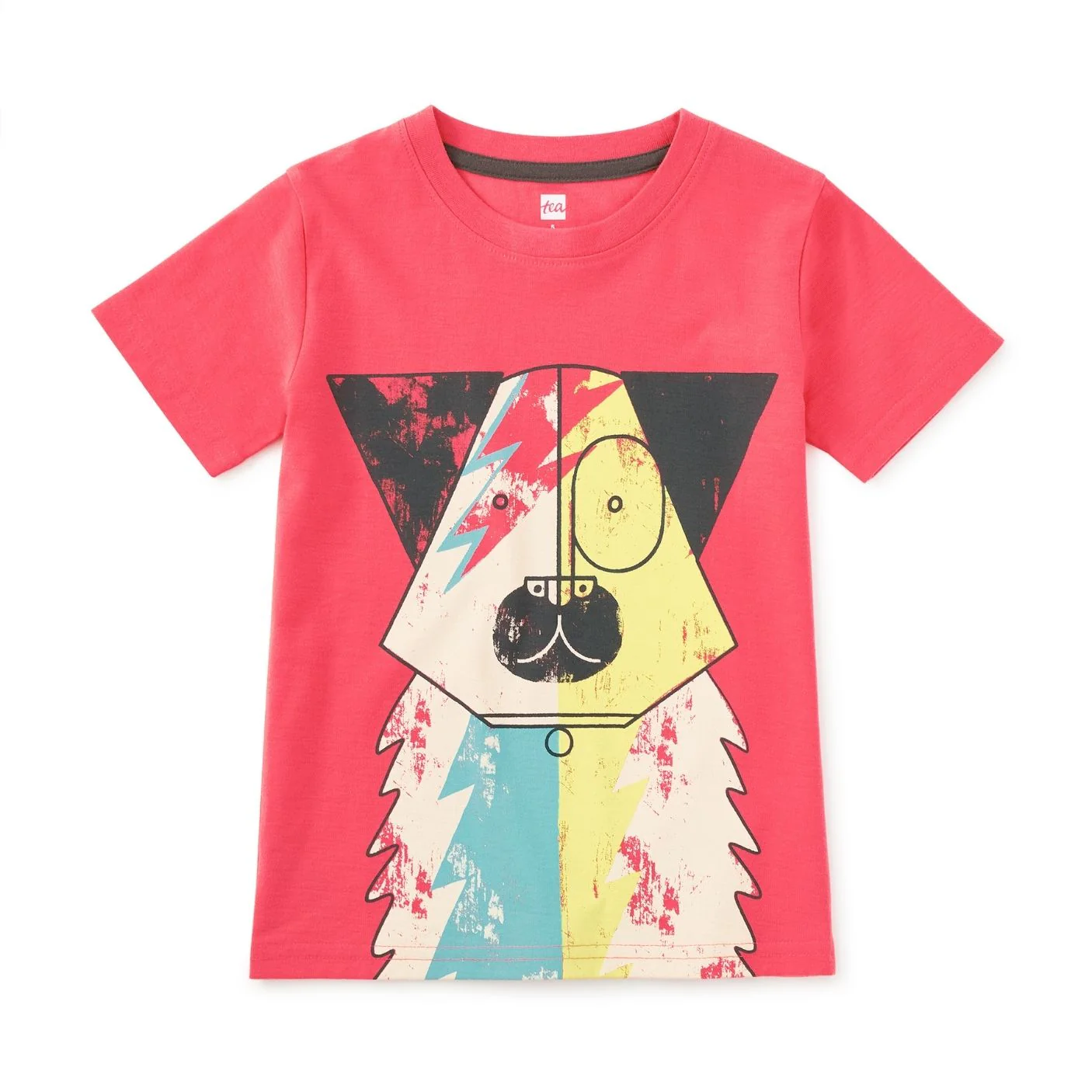 Bolt Dog Graphic Tee - Scarlet by Tea Collection - FINAL SALE