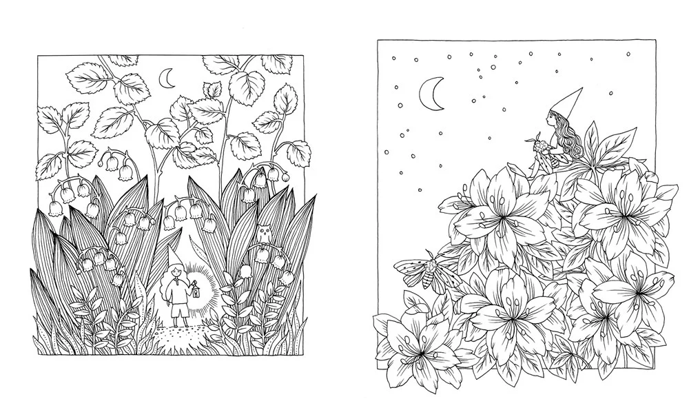 Botanicum: Special Edition Coloring Book - Hardcover - Image 2