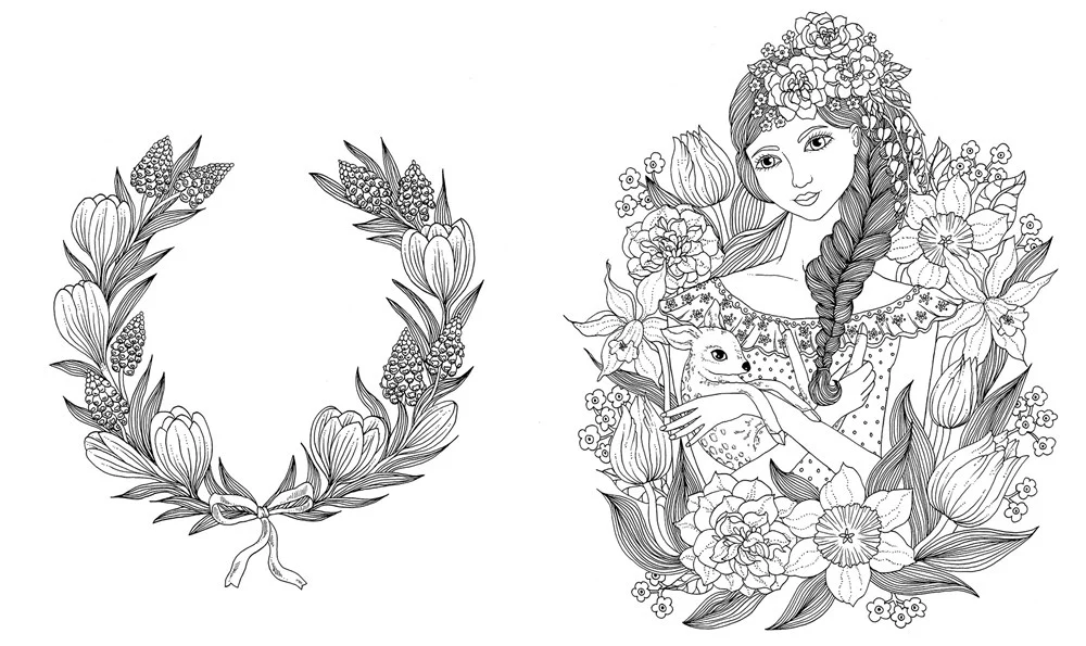 Botanicum: Special Edition Coloring Book - Hardcover - Image 3