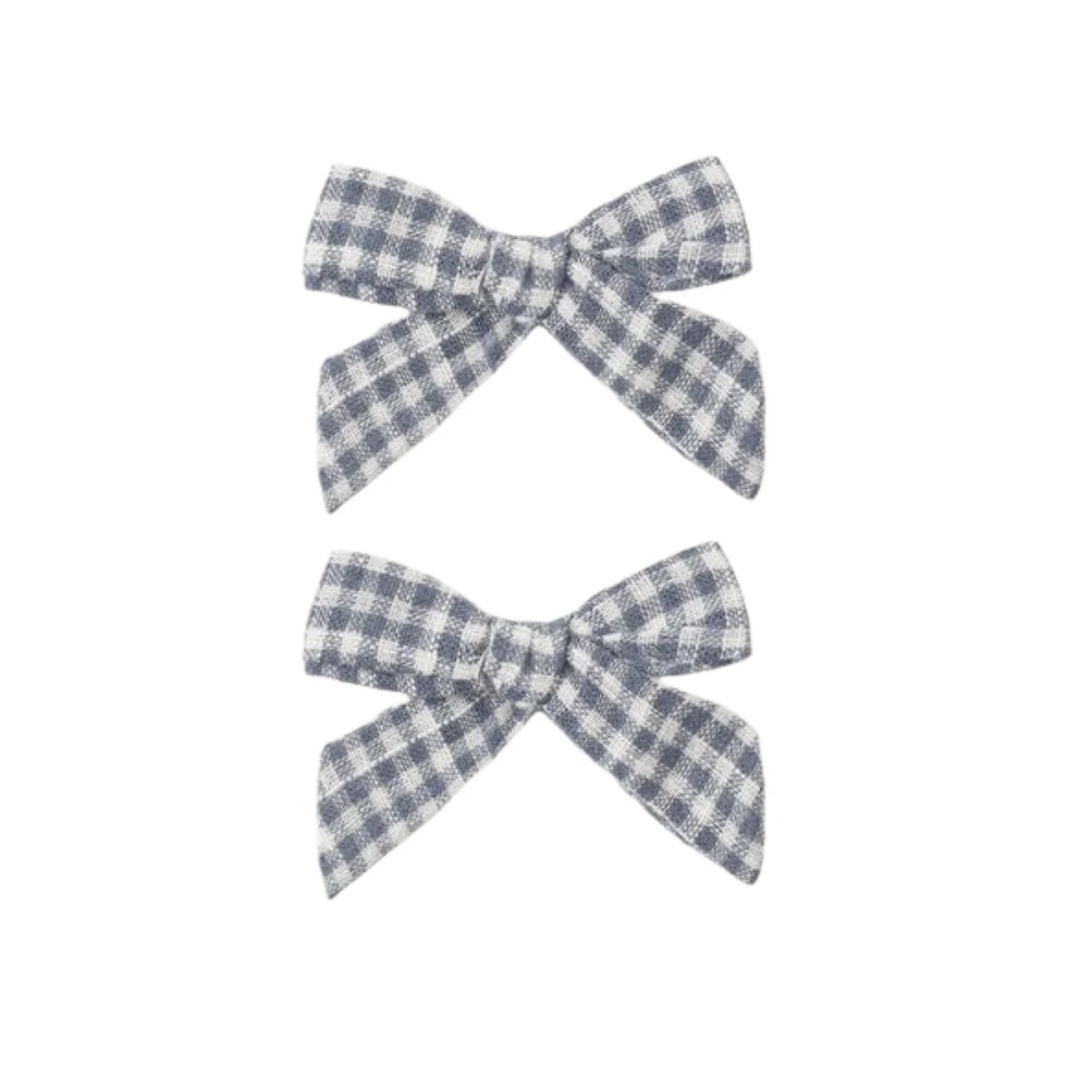 Bows, Set Of 2 - Marine Gingham by Rylee + Cru