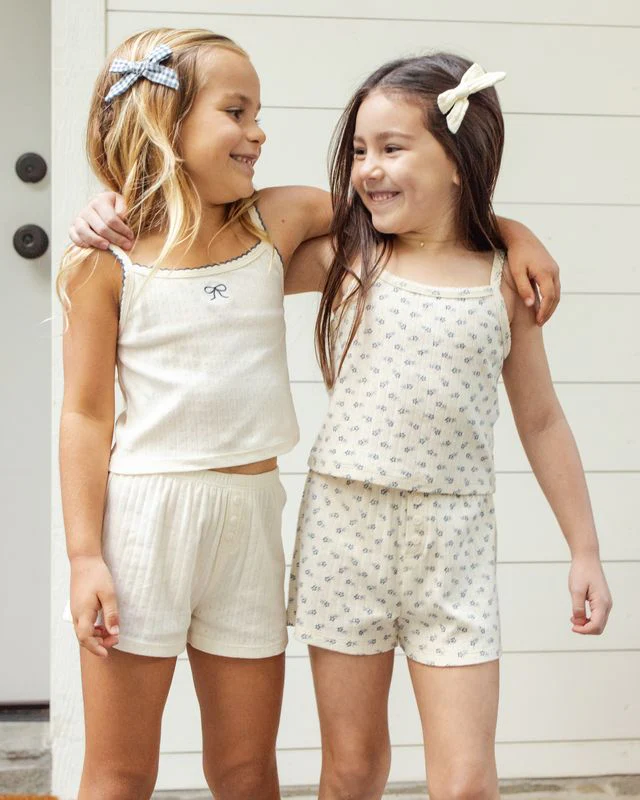Bows, Set Of 2 - Marine Gingham by Rylee + Cru - Image 20