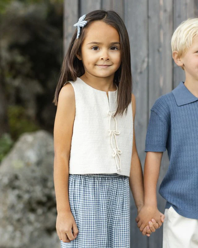Bows, Set Of 2 - Marine Gingham by Rylee + Cru - Image 26
