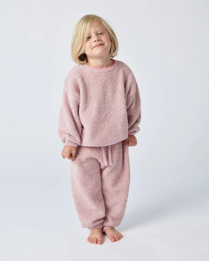 Boxy Lounge Pants - Fuzzy by 7AM Enfant - FINAL SALE - Image 2
