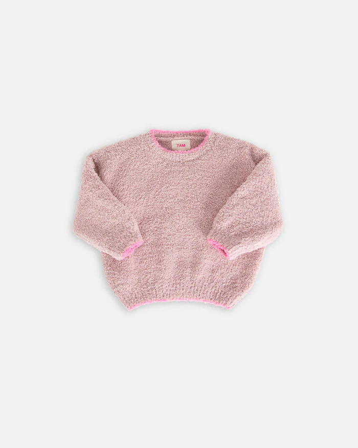 Boxy Sweater - Fuzzy by 7AM Enfant - FINAL SALE - Image 5