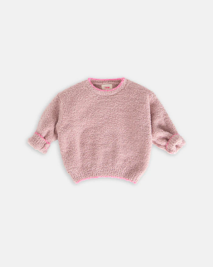Boxy Sweater - Fuzzy by 7AM Enfant - FINAL SALE - Image 6