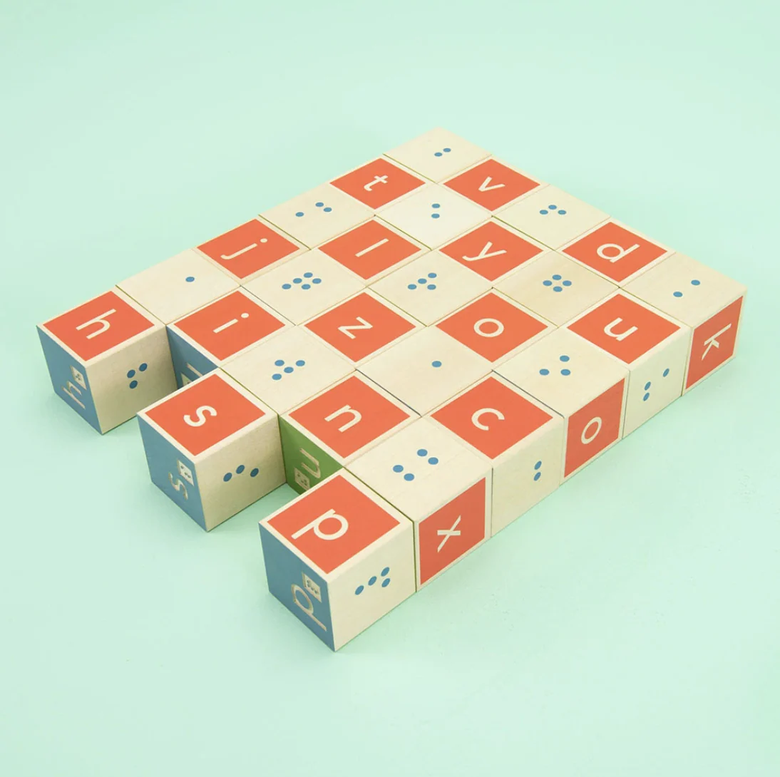 Braille Wooden Blocks by Uncle Goose - Image 3